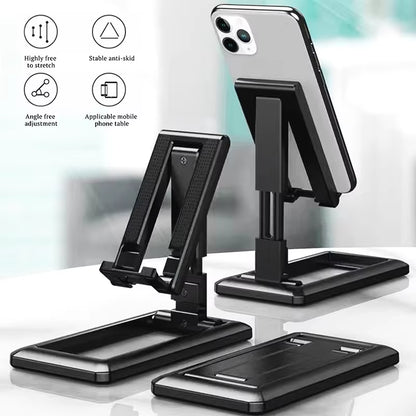 Foldable Desk Phone Holder Mount Stand for Samsung Iphone Adjustable Phone Holder for Huawei Xiaomi Desktop Holder