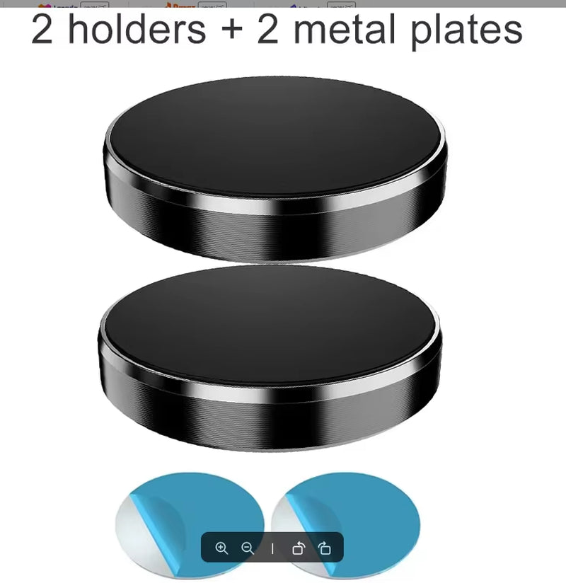 Magnetic Phone Car Holder Stand  Magnetic Mount Bracket Stick on Car Dashboard Wall for Iphone Samsung Xiaomi Huawei