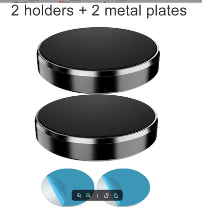 Magnetic Phone Car Holder Stand  Magnetic Mount Bracket Stick on Car Dashboard Wall for Iphone Samsung Xiaomi Huawei