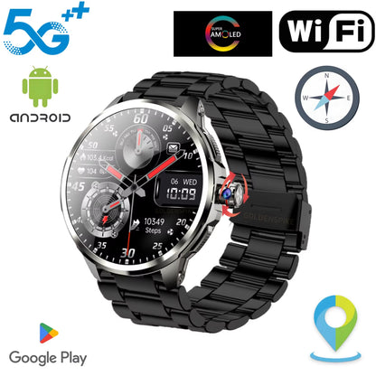 32GB+256GB Smartwatch 4G/5G LTE 900W Rotary HD Camera GPS WIFI Hisportpro App Bluetooth Smart Watch for IOS Android