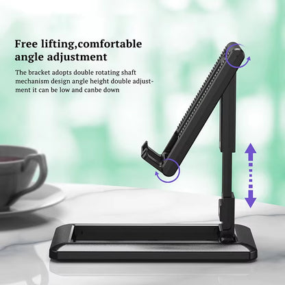 Foldable Desk Phone Holder Mount Stand for Samsung Iphone Adjustable Phone Holder for Huawei Xiaomi Desktop Holder