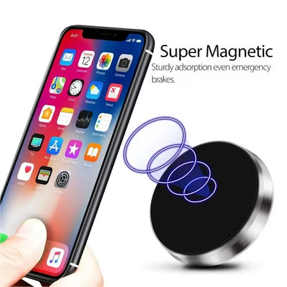 Magnetic Phone Car Holder Stand  Magnetic Mount Bracket Stick on Car Dashboard Wall for Iphone Samsung Xiaomi Huawei