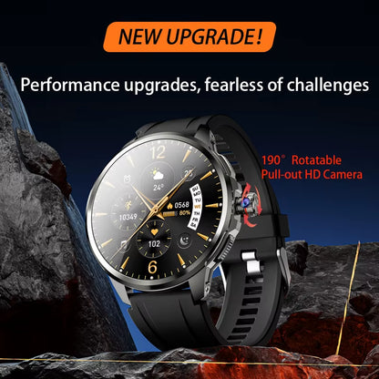 32GB+256GB Smartwatch 4G/5G LTE 900W Rotary HD Camera GPS WIFI Hisportpro App Bluetooth Smart Watch for IOS Android